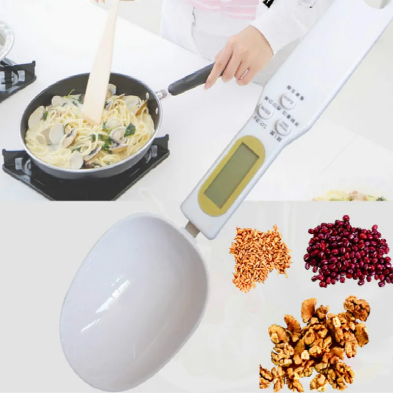 Точные цифровые мерные ложки со шкалой для приготовления пищи новая кухонная измерительная шкала с ЖК-дисплеем инструменты для приготовления пищи