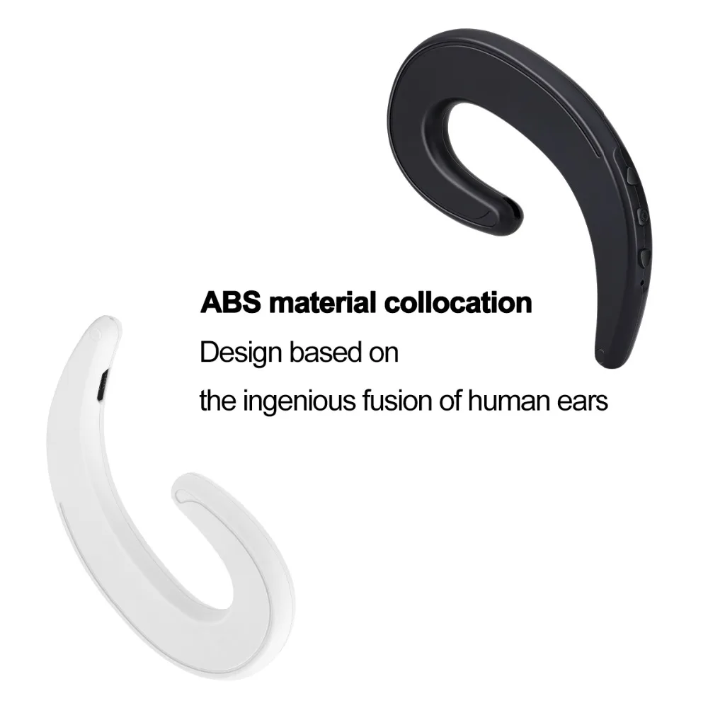 Bluetooth 4 2 наушники с костной проводимостью Earhook Беспроводные спортивные гарнитура