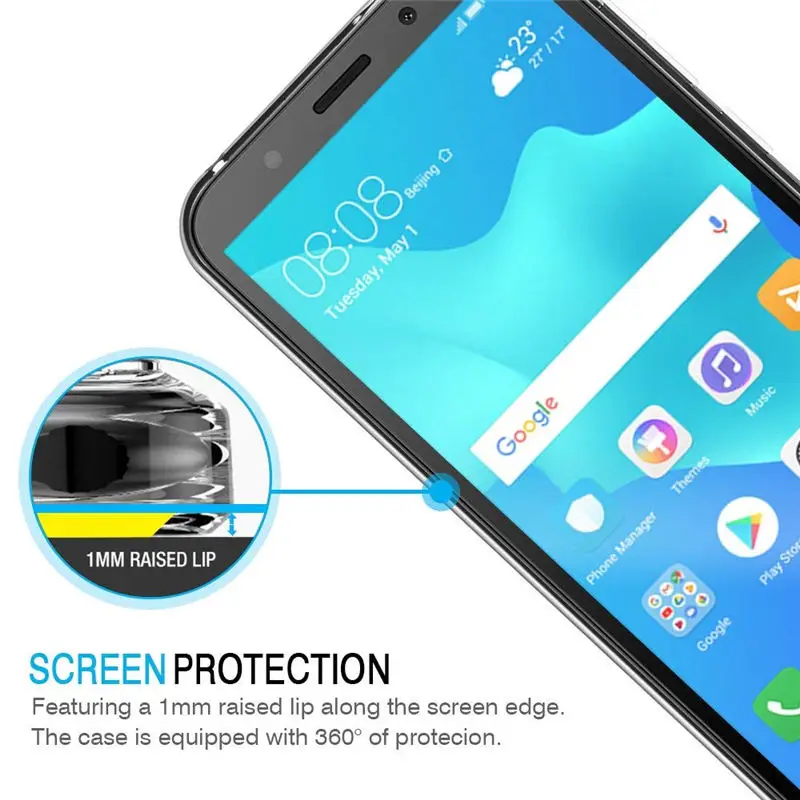 Чехол для Huawei Y5 Lite 2018 прозрачный мягкий чехол Y5lite Y 5 45 DRA LX5 Силиконовый ТПУ