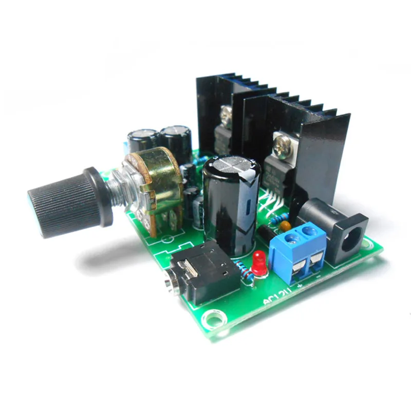 Lusya Mini TDA2030A цифровой аудио усилитель плата 15 Вт + 2 0 Стерео Усилители DC/AC12V DIY F4