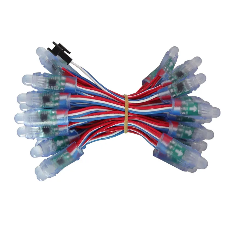 100X Высокое качество 12 мм DC5V вход WS2811 RGB dream coler светодиодный цифровой пиксель