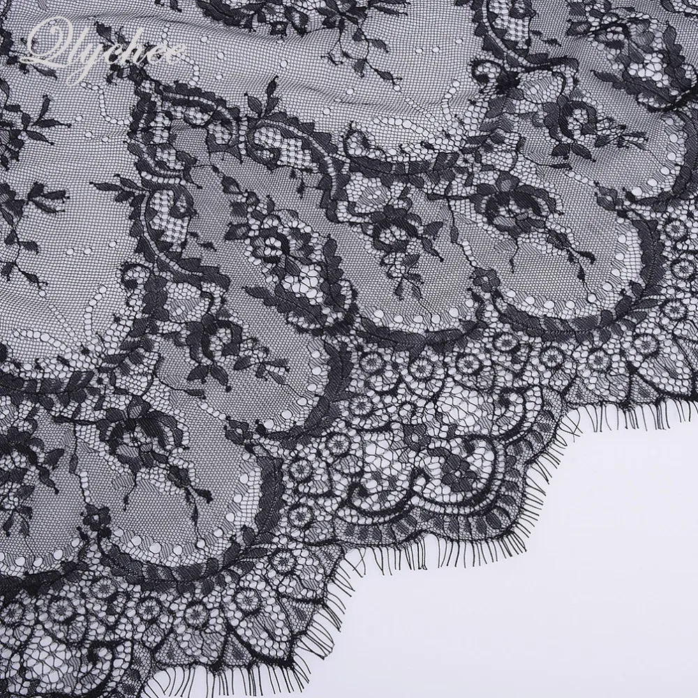 3 м совершенно новые ресницы Кружевная Ткань Вышивка для женщин одежда Платья