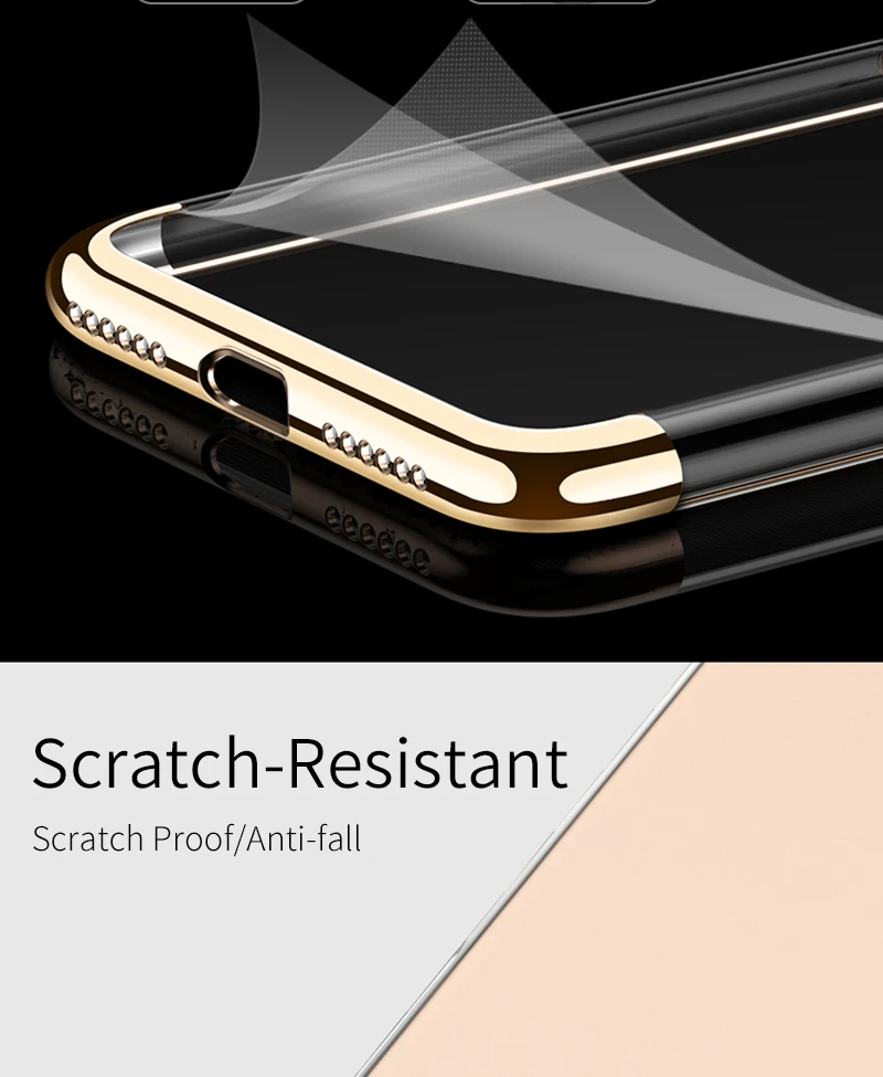 Роскошный прозрачный чехол для iPhone 6 6s 7 8 X Чехол прозрачный силиконовый чехол для телефона для iPhone 8 7 6 6s плюс мягкая термополиуретановая накладка на заднюю панель