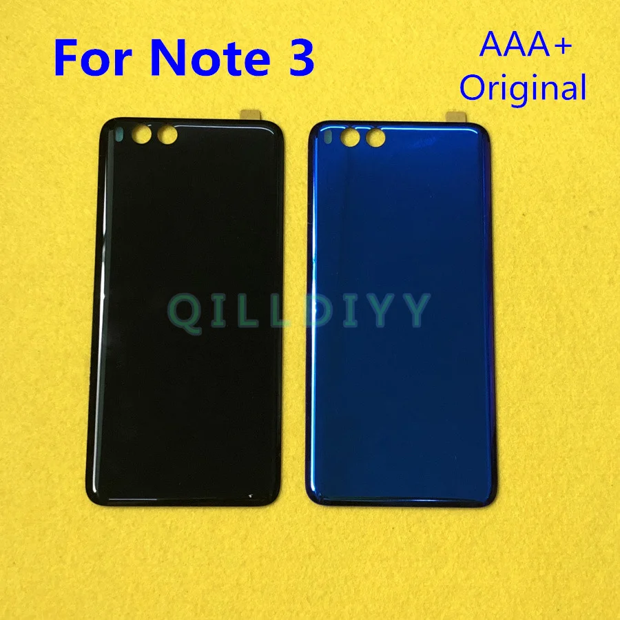 Чехол для батареи Note3, Задняя стеклянная крышка для двери, чехол для Xiaomi Mi Note 3, крышка для батареи, задняя панель