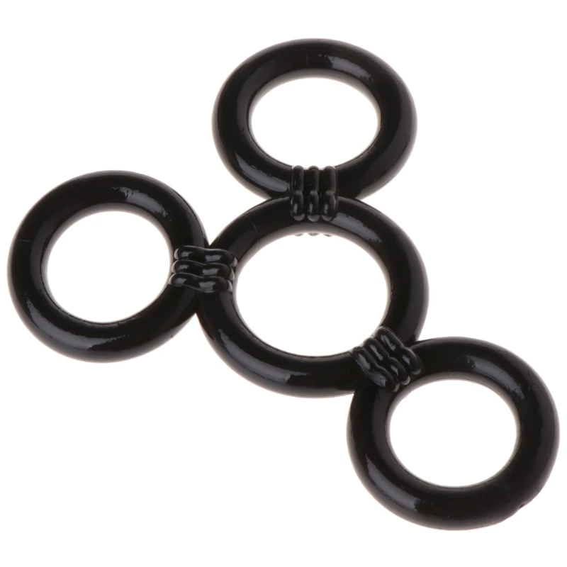 Четыре кольца для мужчин мягкий эластичный пенис кольцо увеличения эрекции
