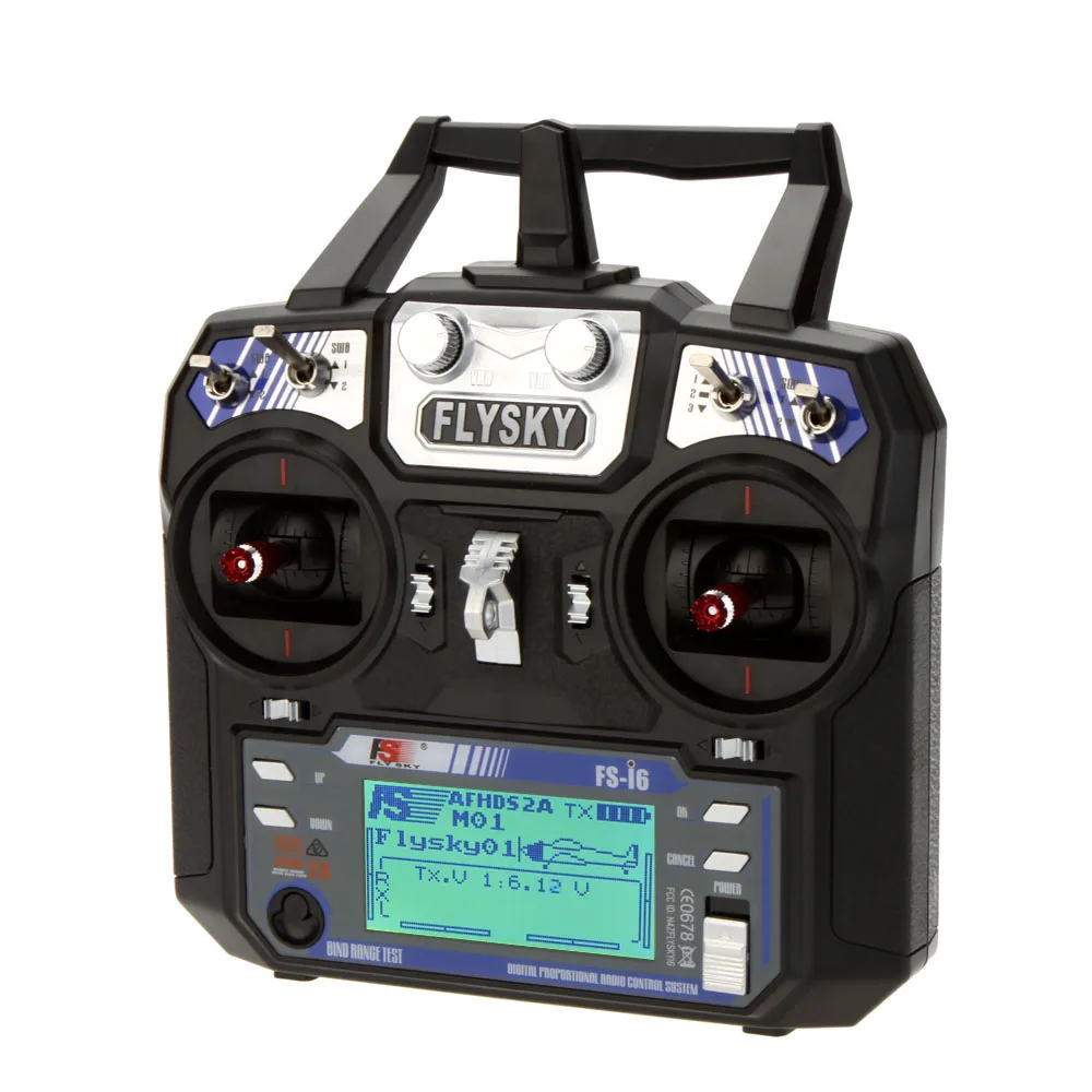 

Flysky FS-i6 FS I6 2.4G 6ch RC Transmitter Controller FS-iA6 / FS-iA6B Receiver for RC Helicopters Plane Quadcopter Glider Drone
