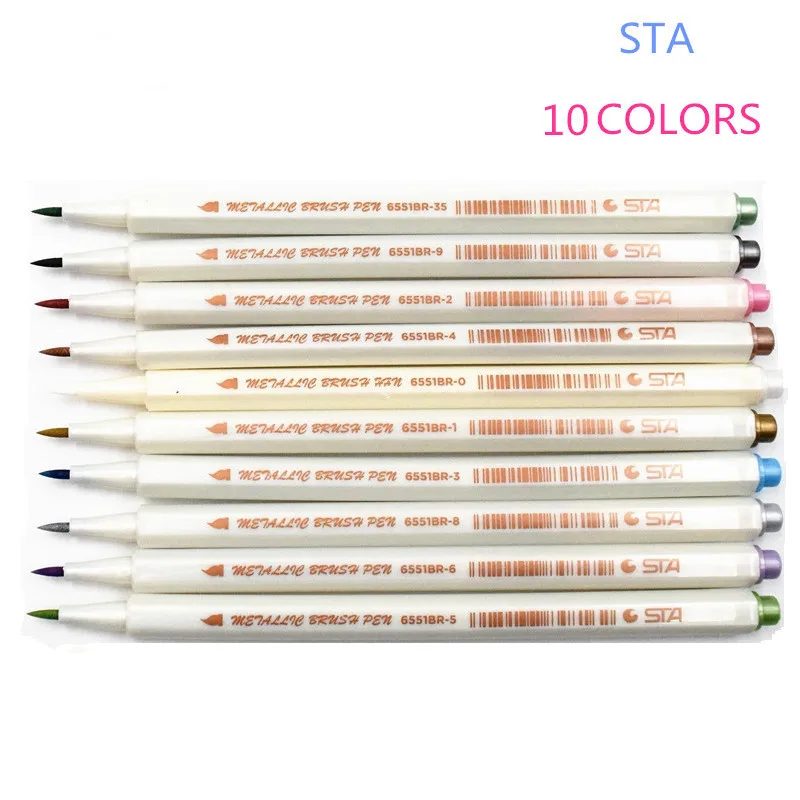 STA новинка 10 цветов металлический маркер ручка сделай сам скрапбукинг ремесла