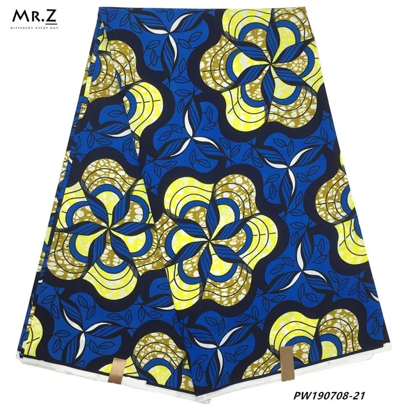 Mr.Z воск африканская ткань Анкары 6 ярдов/шт Java восковая Африканская Южная Африка
