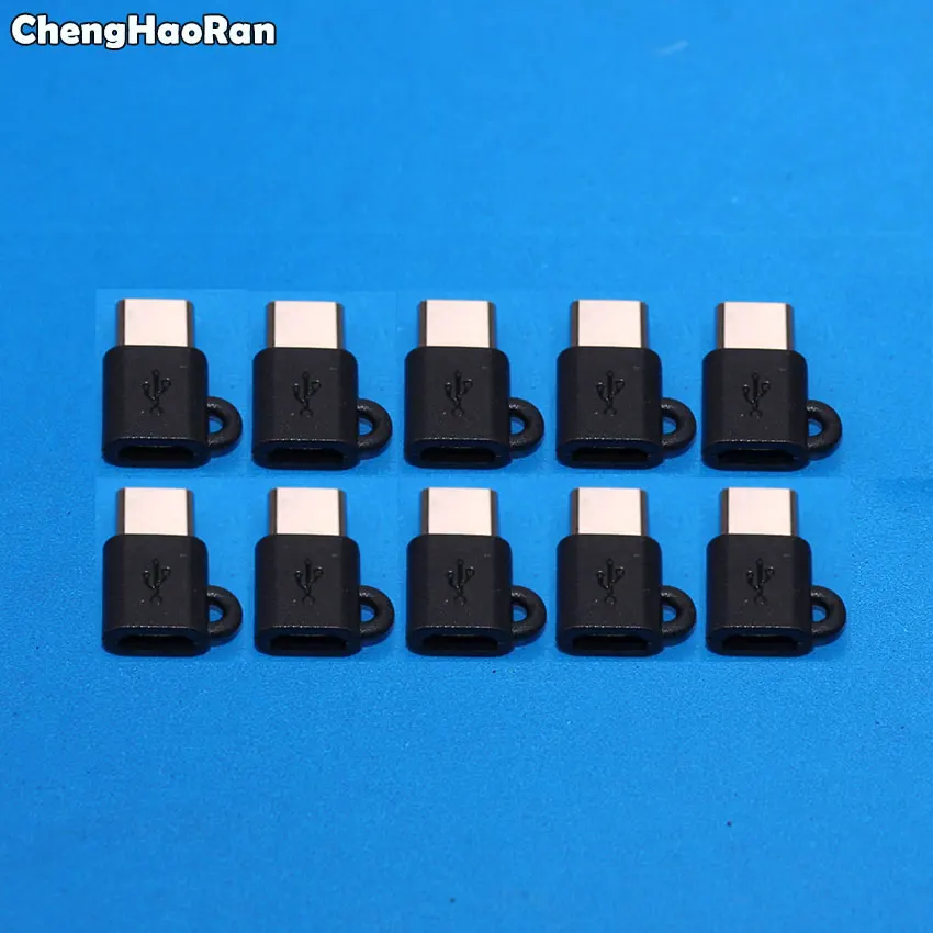 Адаптер USB Type-C ChengHaoRan переходник с Micro на 3 1 OTG для Xiaomi 4C Mi5 Samsung S8 Huawei P9 LG цепочкой |