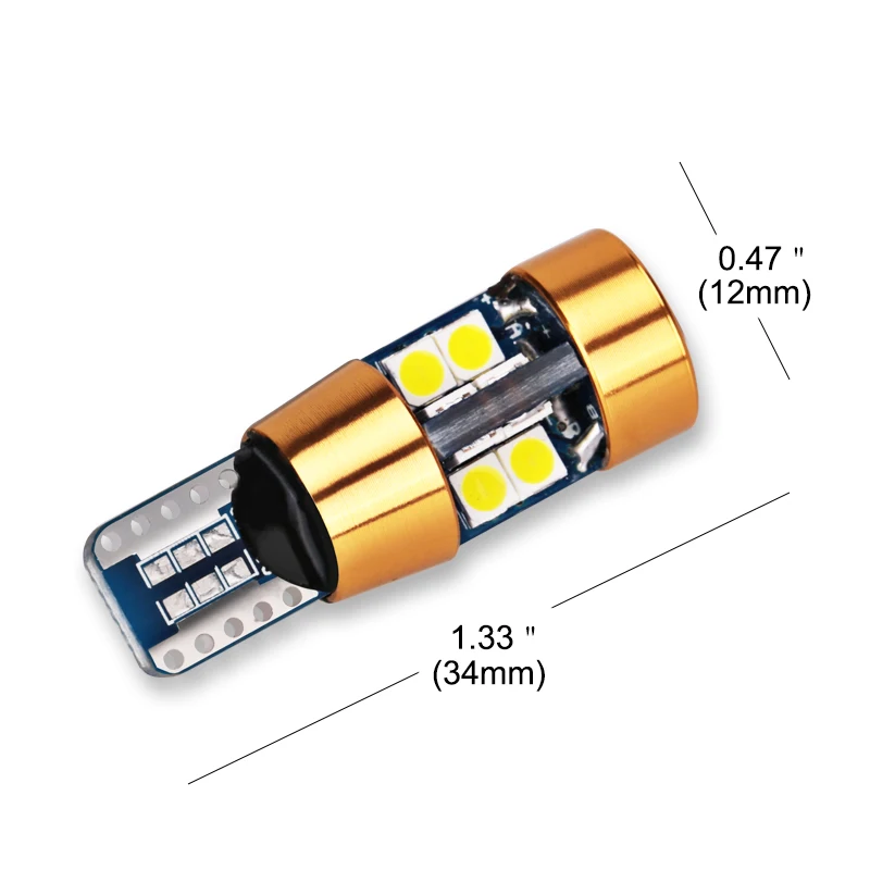 2 шт. автомобильные светодиодсветодиодный лампы T10 19 SMD 3030 W5W WY5W 194 2825 168 501 12 В |