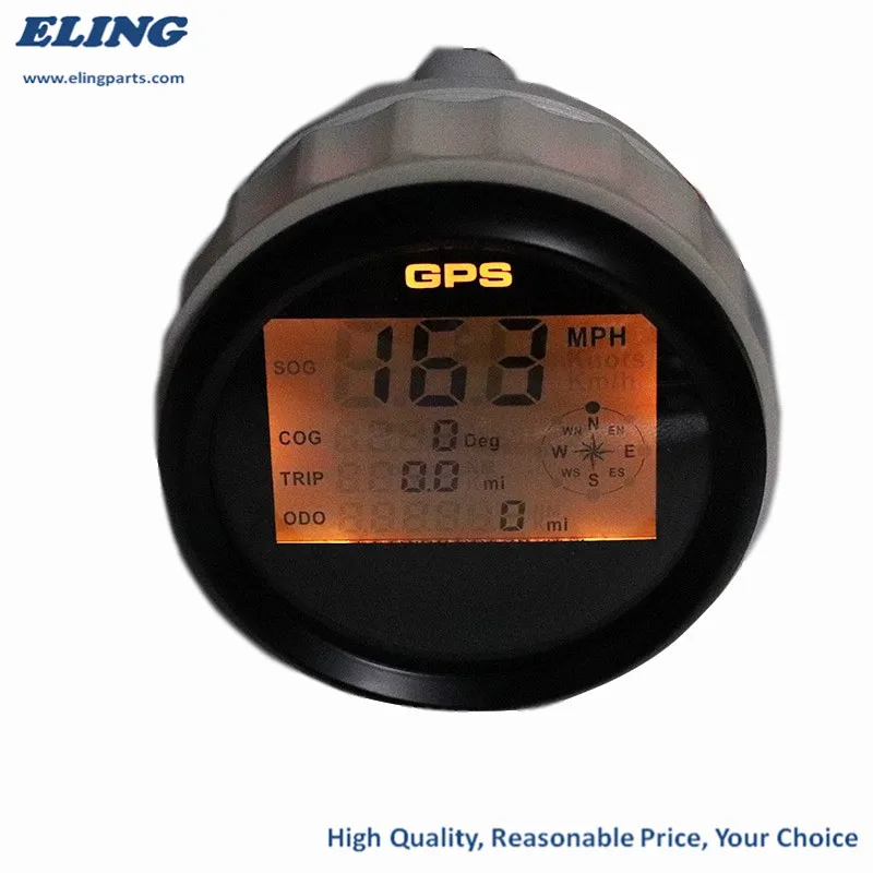 Цифровой измеритель скорости с ЖК дисплеем компас GPS антенной 8 цветов 85
