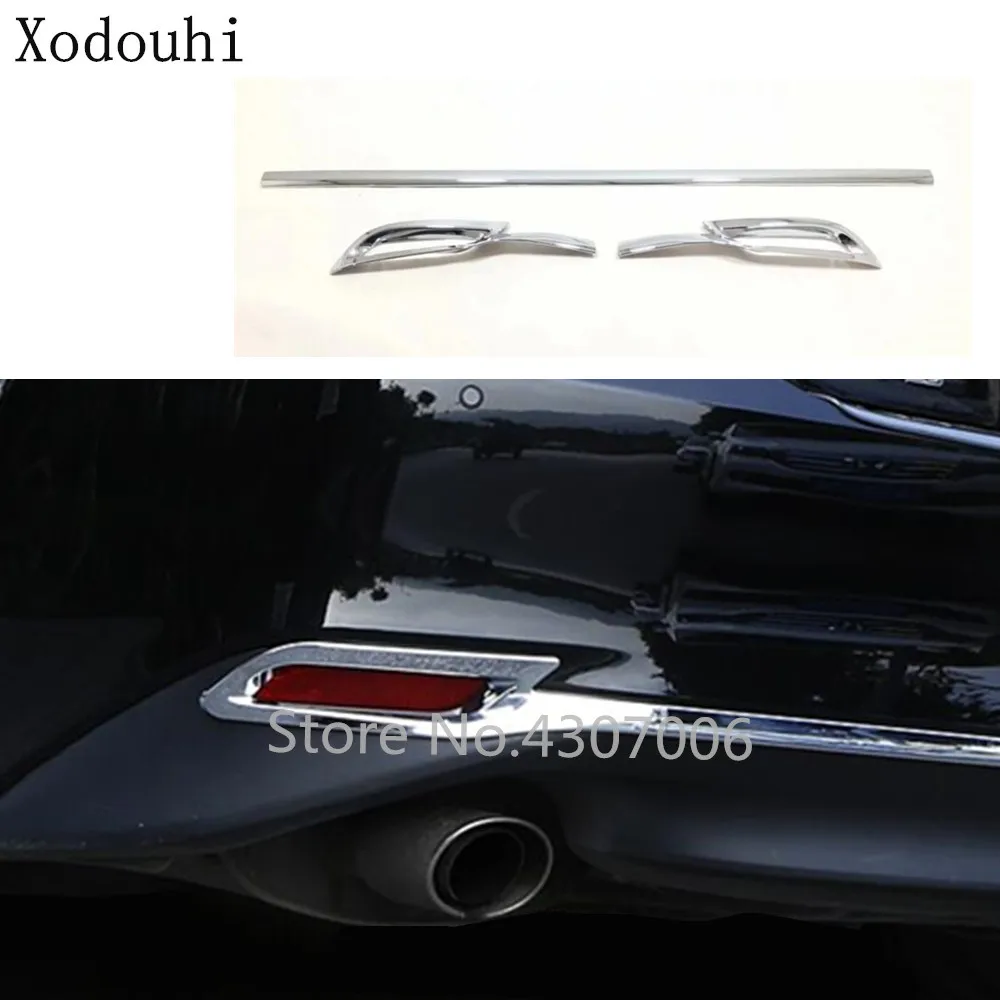 

Cover Protection Bumper Trim Rear Back Tail Fog Light Bottom Trim 3pcs For Toyota New Camry XV70 2017 2018 2019 2020 2021