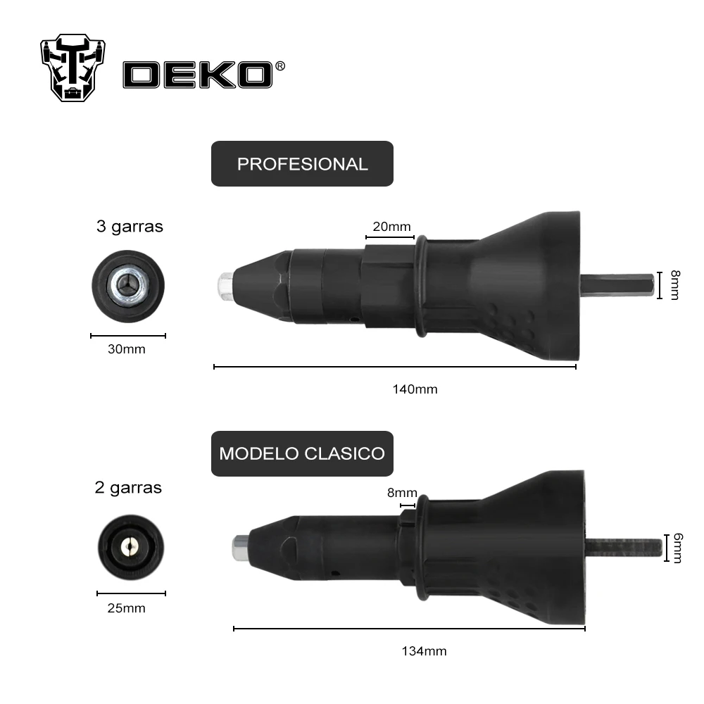 Электрический клепальный пистолет DEKO DQ450/460 Клепальный Инструмент беспроводной