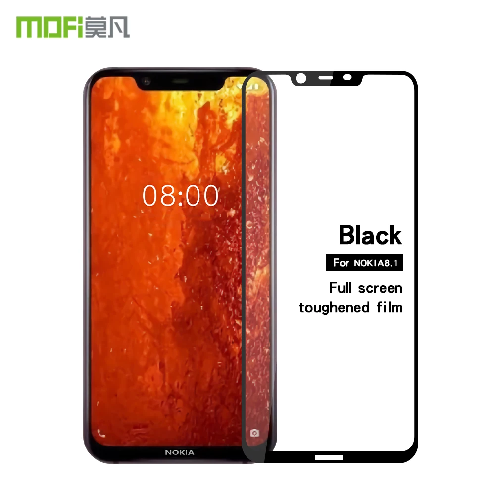 MOFI для Nokia X7 закаленное стекло 8 1 защита экрана полное покрытие Защитное ЖК от