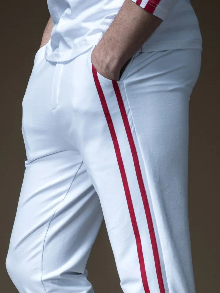 Мужские брюки-джоггеры до щиколотки облегающие брюки-карандаш средней длины с