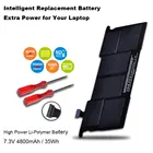 Аккумулятор A1375 35wh 7,3 В 4800 мАч для MacBook Air 11 дюймов, A1370 Late 2010 MC506LLA MC505LLA 661-5736 MC505 020-6920-A 020-6920-B