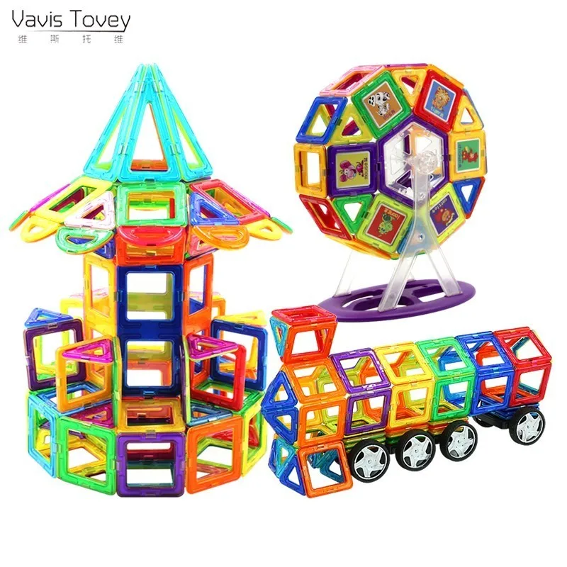 Vavis Tovey 22-27PC Big Constructor Set Model Boys Girls Toy Regular Magnets Magnetic Designer Children Kids Gifts | Игрушки и хобби