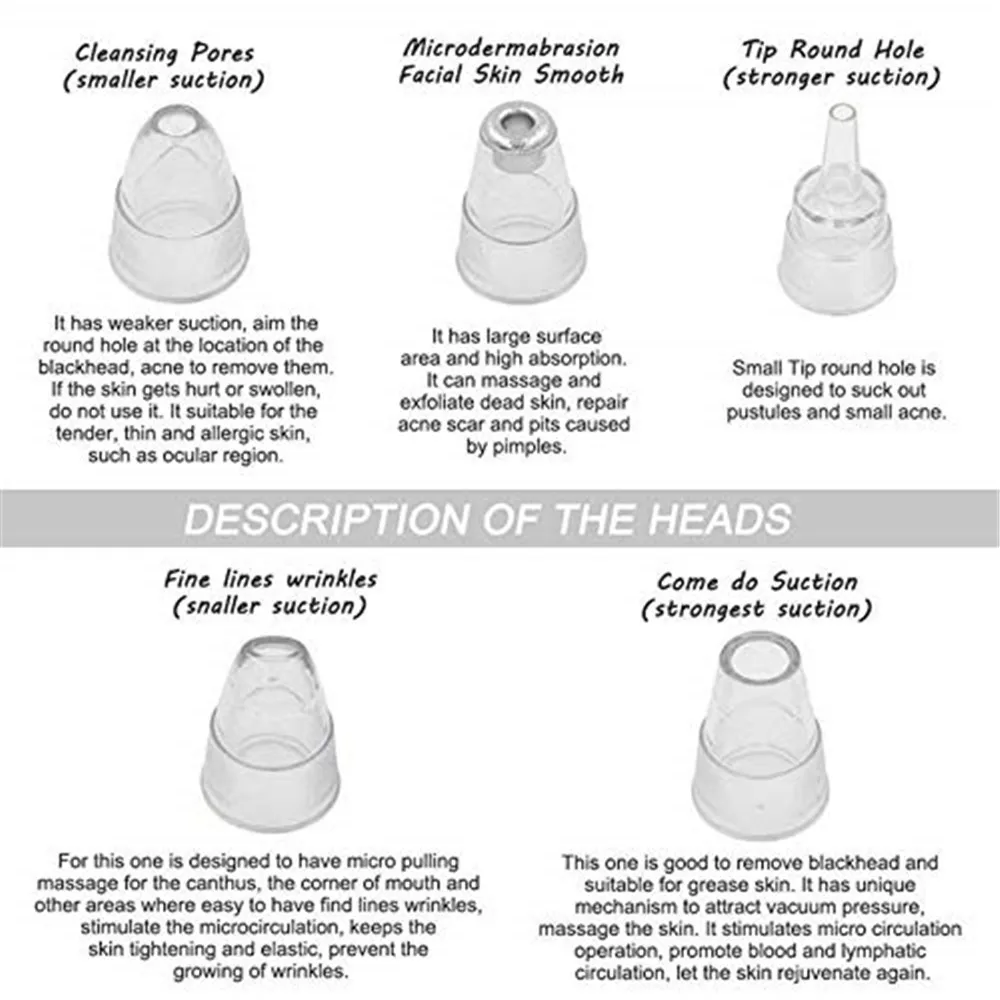 Комедонов Черноголовых вакуумных Diamond Дермабразия шрама акне пор пилинг лица