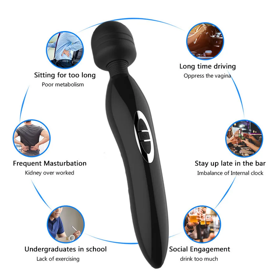 Большой вибратор AV Wand массаж клитора секс игрушка для взрослых Женский