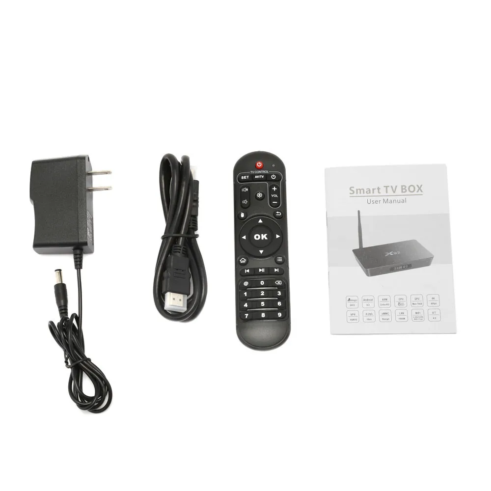 X92 Android 7 1 ТВ приставка макс 3 Гб/32 ГБ Amlogic S912 Восьмиядерный 5G Wifi 4K смарт BT 3D HD