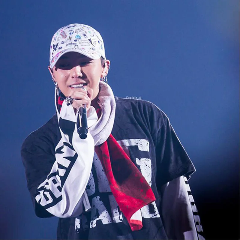 Kpop модная Bigbang GDRAGON Новая шляпа с граффити бейсболка хип хоп кепка унисекс Gorras