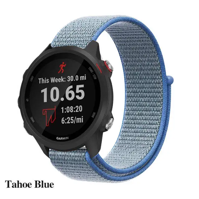 15 Тканый нейлоновый ремешок для Garmin Vivoactive3, сменный быстросъемный ремешок для Garmin Forerunner 645, ремешок для часов, браслет, ремень - Цвет: 15