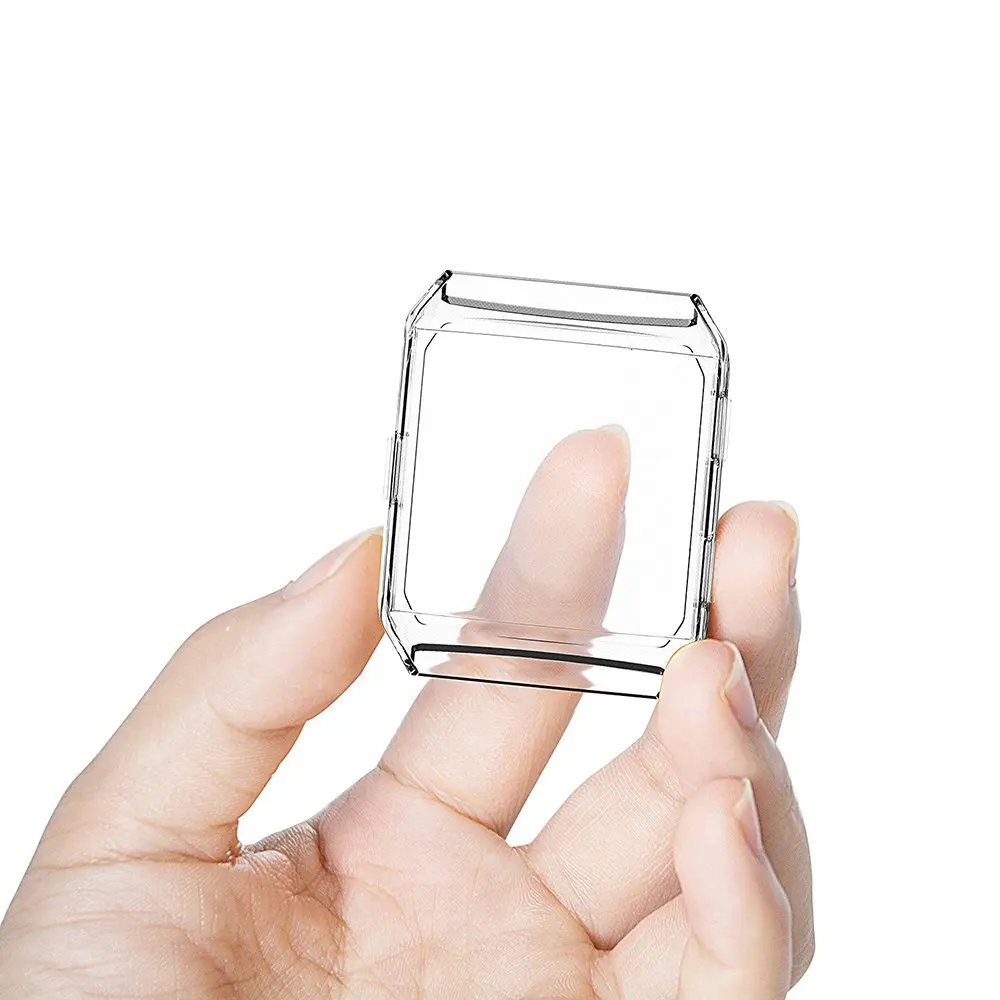 

Case For Fitbit Ionic Band Silicone Cover For Ionic Smart Watch Accessories Plating TPU Protector Frame Full Protective Shell