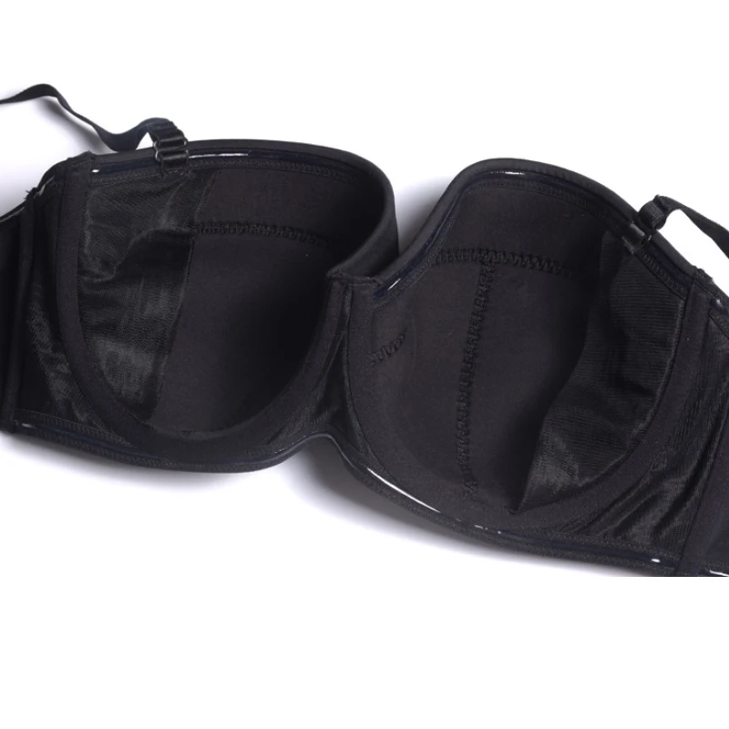 High Quality Women Strapless Bra 36-44 D/E/F/FF/G/H/I/J Half Cup Plus Big Size Push Up Sexy Underwired Multiway Bras | Женская одежда