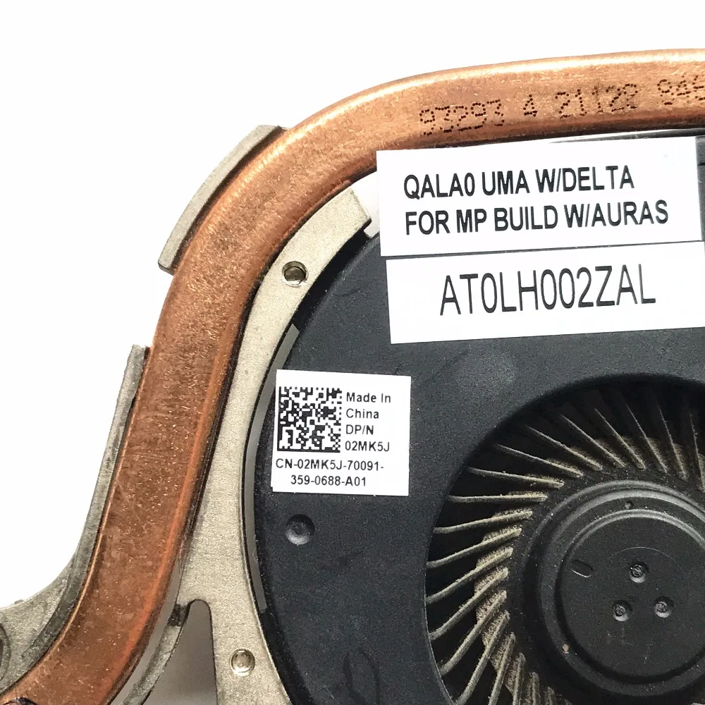 Original For Dell Latitude E6530 Cooling Fan With Heatsink 2MK5J 02MK5J CN-02MK5J AT0LH002ZAL Full Tested | Компьютеры и офис
