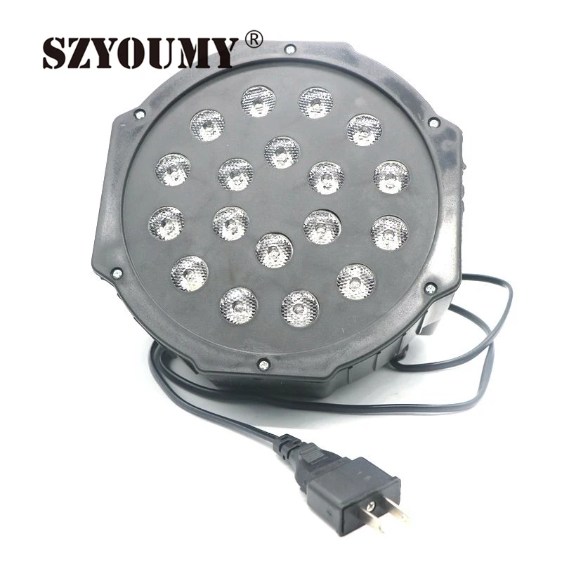 SZYOUMY 18 Вт светодиодный сценический светильник высокой мощности RGB Par со
