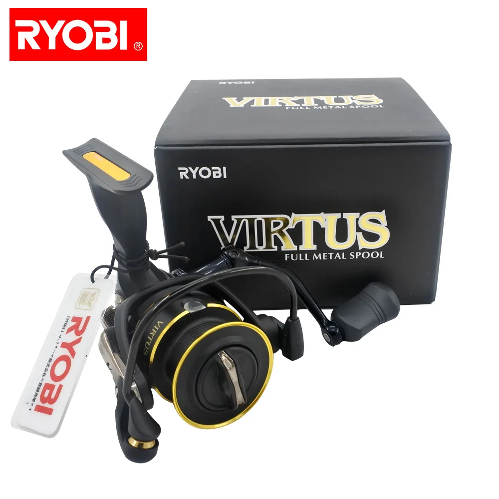 RYOBI оригинальная Рыболовная катушка VIRTUS спиннинговая 4 + 1 подшипники 5 0: 1/5. 1:1