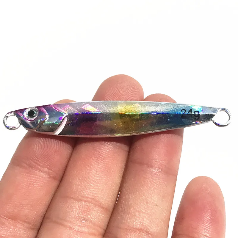 

Hot Sale 1 Pieces6.5cm24g Metal Lure Fishing Spoon Freshwater Fishing Hard LureSliceJigBait Spoon Fishing Tackle Metal Jigging