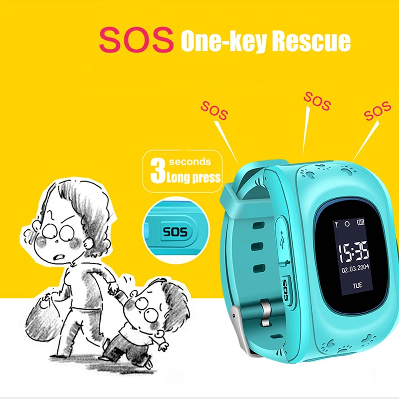 2018Bangwei children's smart watch SIM card call chat anti-lost bracelet LBS positioning tracking IOS Android | Наручные часы