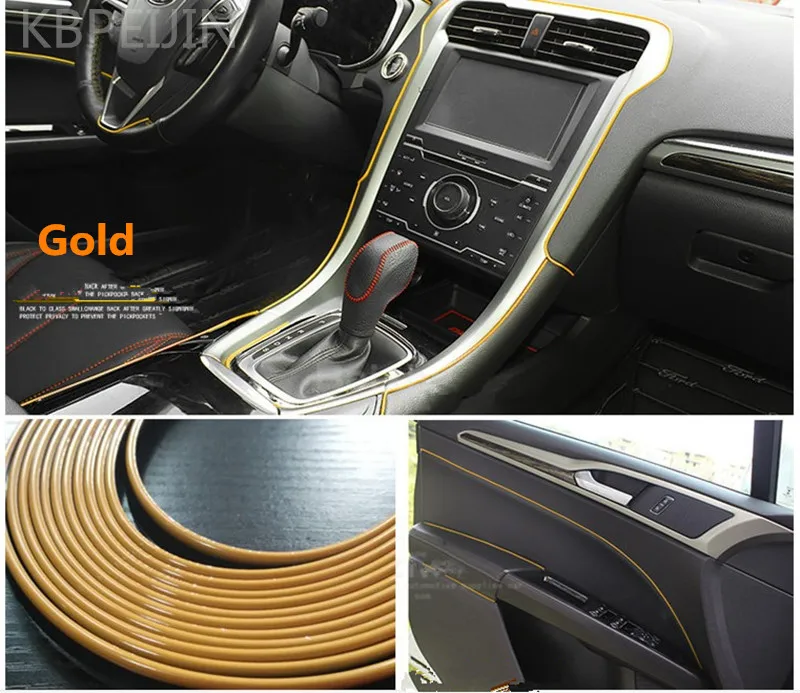 5 м Автомобильная вставка для стайлинга воздуха на выходе внутренняя отделка