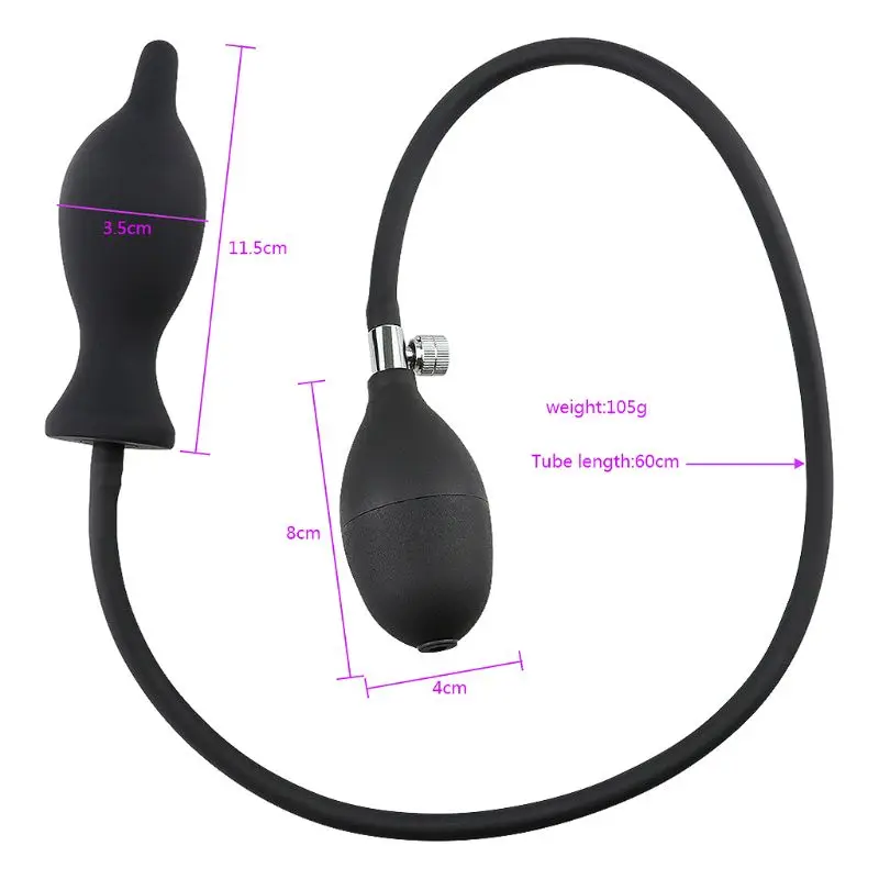 New Sex shop Anal toys erotic Inflatable Plug With Pump Expandable Butt Plugs Prostate Massage Adult Products dropshipping | Красота и