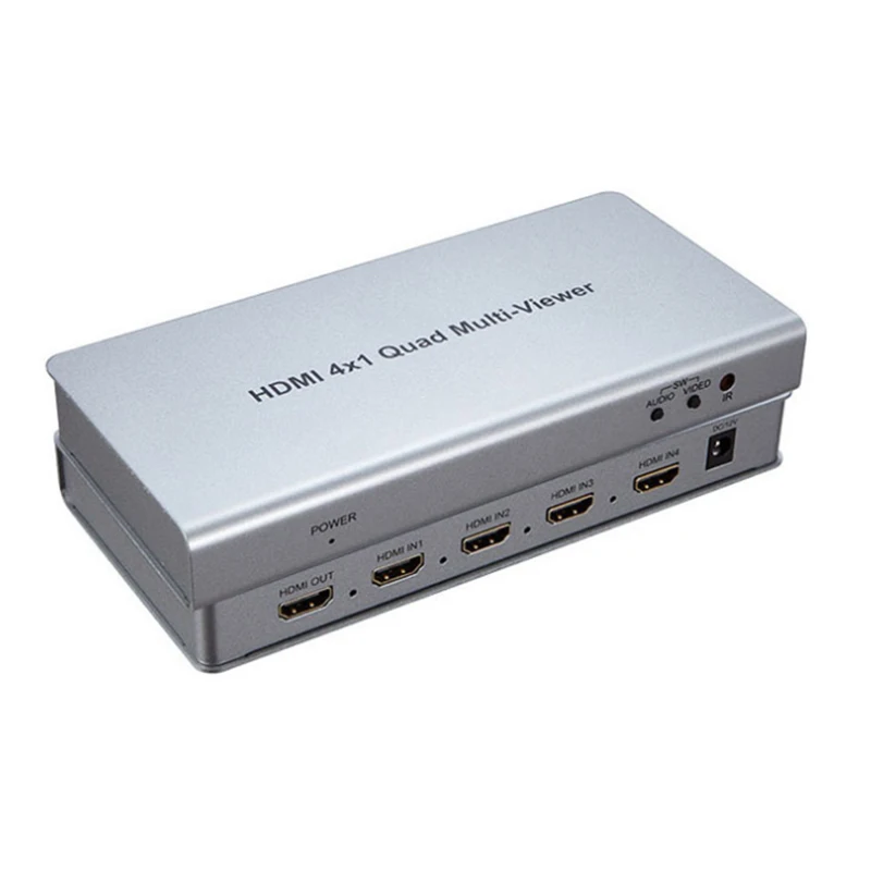 HDMI 4X1 четырехъядерный многофункциональный бесшовный видеодисплей Переключатель