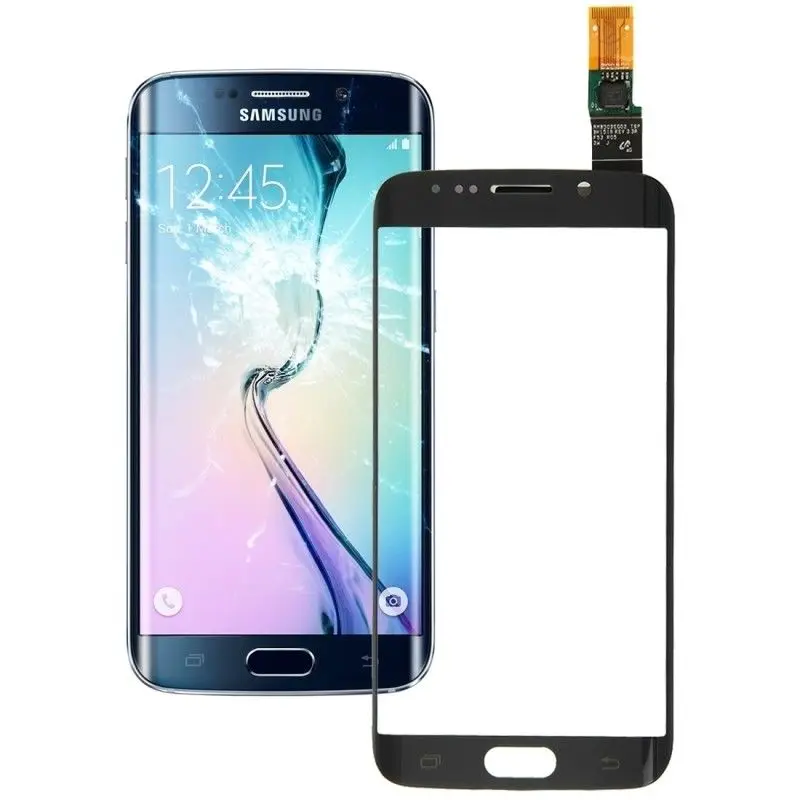 Для Samsung Galaxy S6 Edge G925F G925 Plus G928 Переднее стекло сенсорный экран ЖК внешняя панель