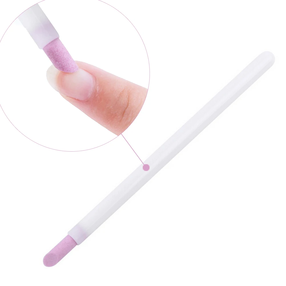 1 шт. инструменты для ухода за ногтями маникюра черные кварцевые скрабы каменная