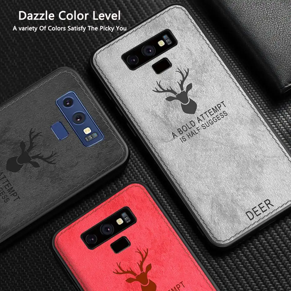 Для Samsung Galaxy J330 J530 J730 Euro 2017 J3 J5 J7 Elk Pattern Силиконовый ТПУ ткань текстура чехол для S9 S8