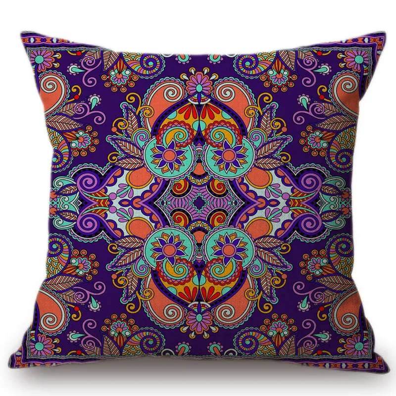 Декоративная подушка для дома с геометрическим рисунком пейсли|decorative designer
