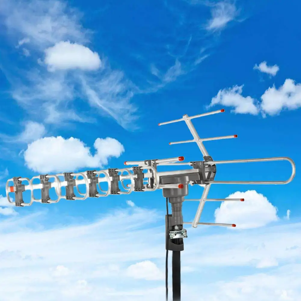 Leadzm TA 101G 360 градусов вращение ТВ антенна UV 45 860MHz 22 38dB открытая складное кольцо