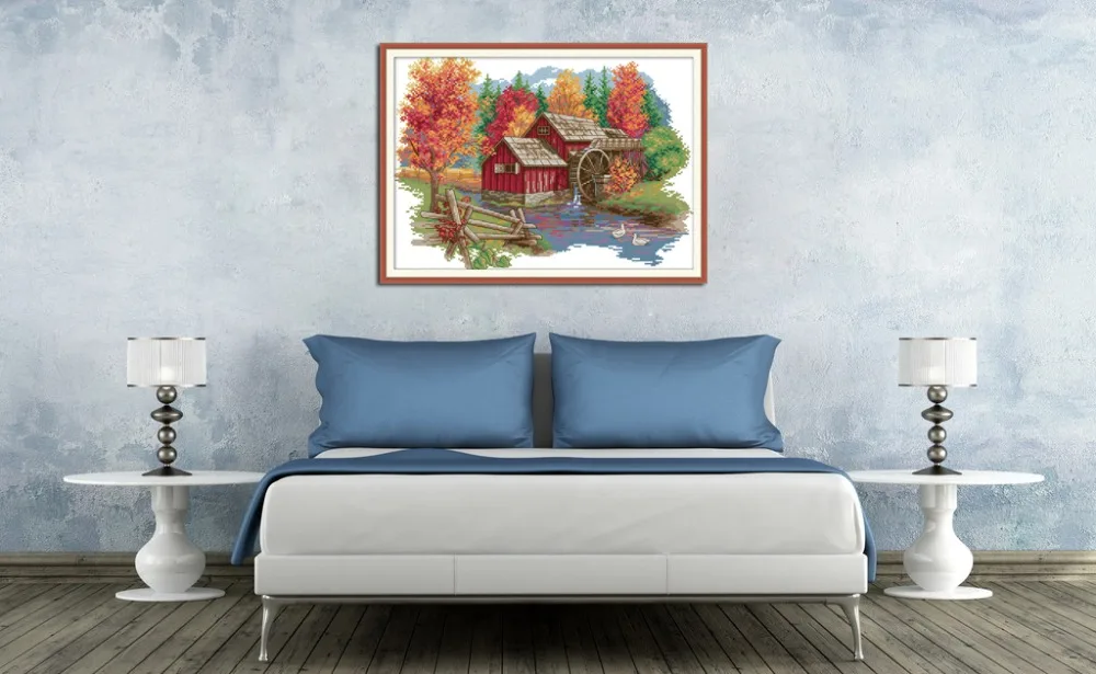 Набор для вышивки крестиком NKF сделай сам домашнего декора 11CT 14CT|Упаковка| |