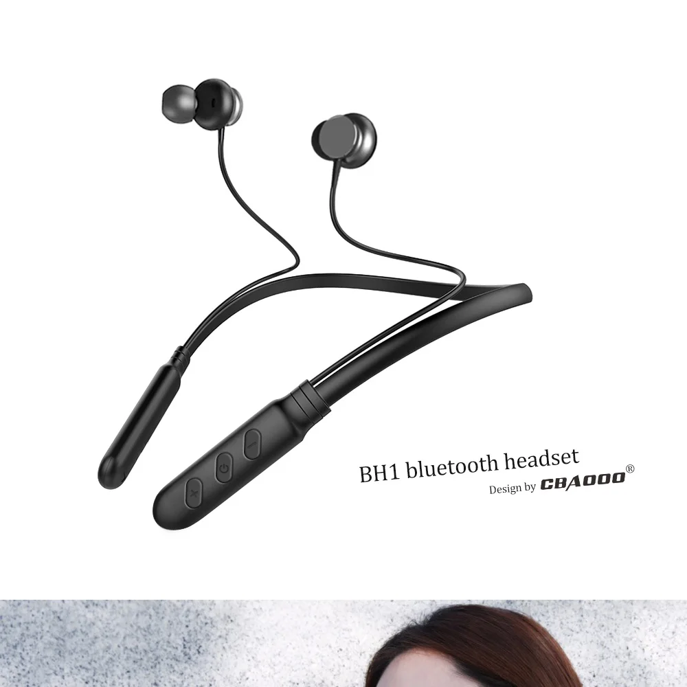Спортивные Bluetooth наушники CBAOOO, беспроводные наушники, стереогарнитура, bluetooth-наушники, Hi-Fi, бас, гарнитура с микрофоном