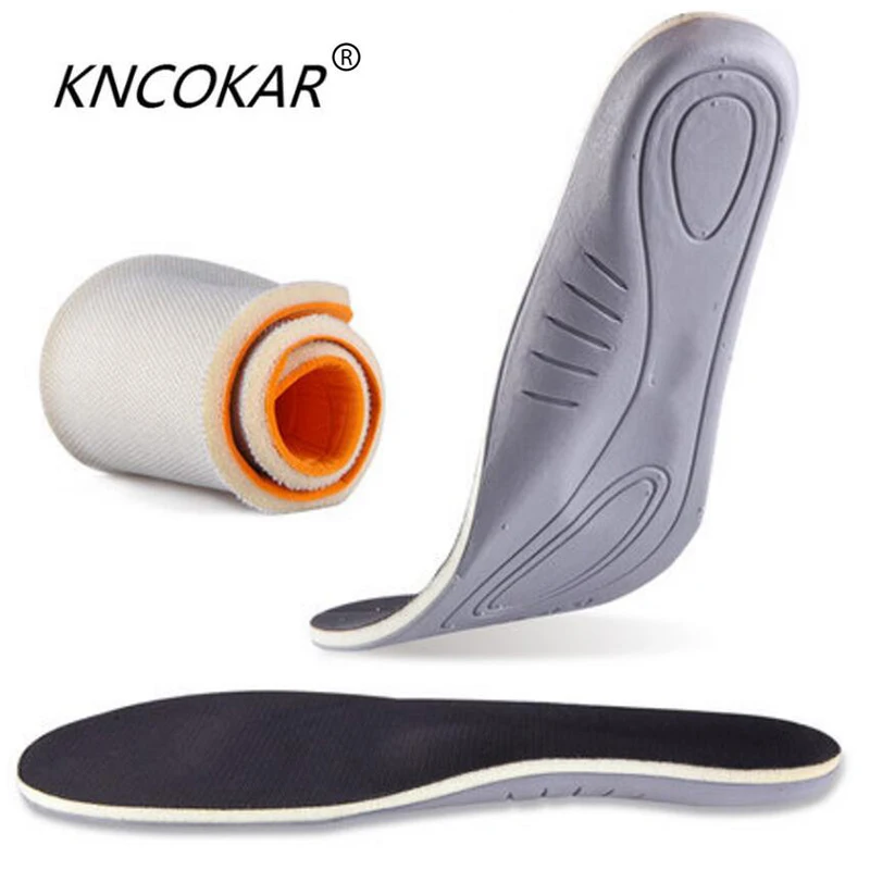 Фото Стельки KNCOKAR амортизационные с эффектом памяти, дышащие, U-образные, горячая Распродажа, 1 пара №1