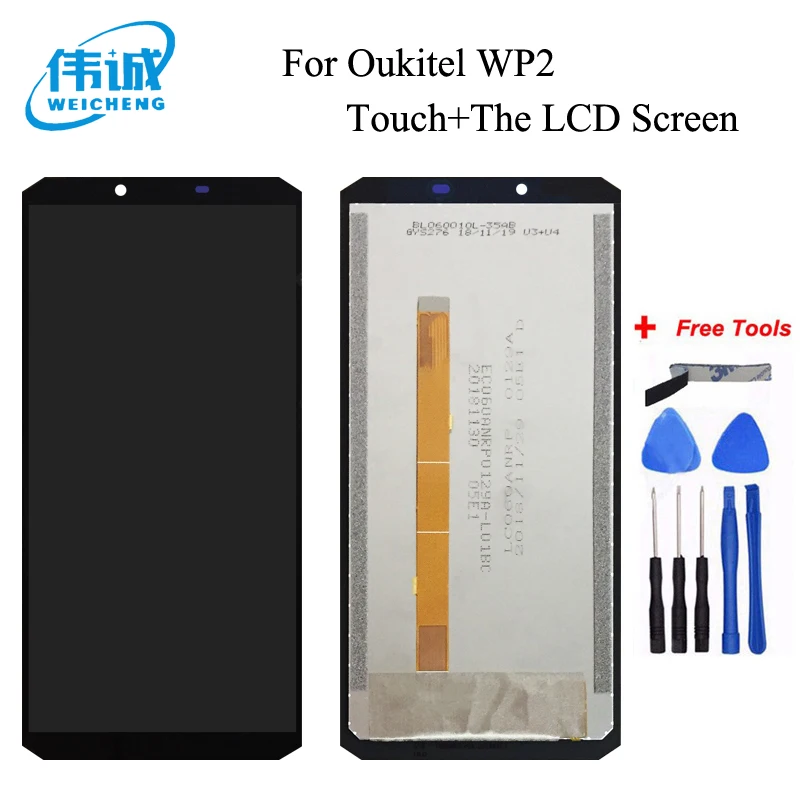 100% Новый оригинальный для Oukitel WP2 ЖК и сенсорный экран дигитайзер WP8 Pro аксессуары