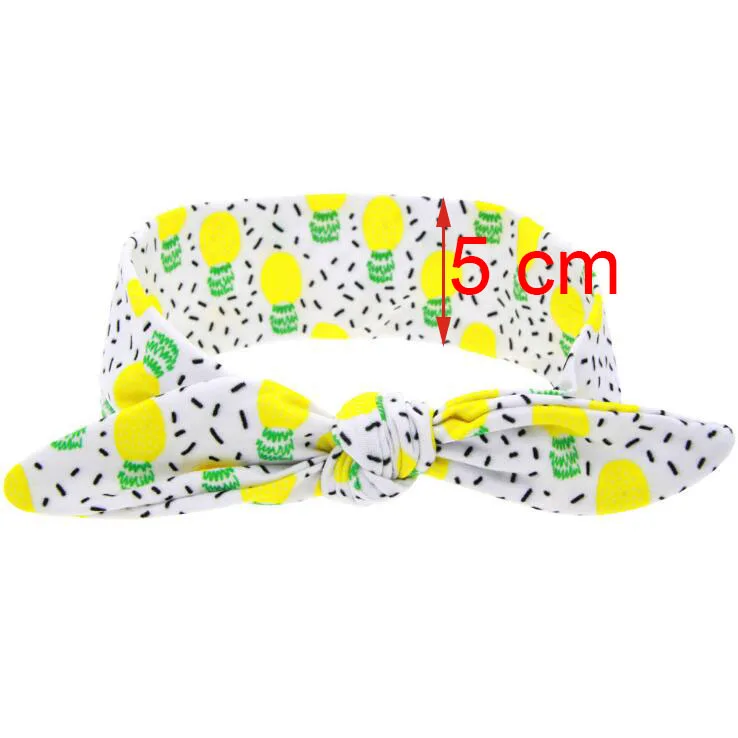 1 Piece MAYA STEPAN Summer New Fruit Children DIY Elastic Hair Head Band Rabbit Ears Baby Newborn Headband Headwear Headwrap | Детская