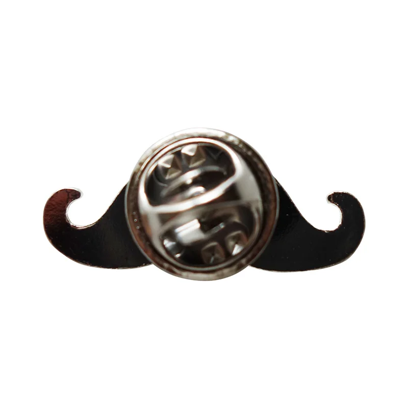 Бесплатная доставка (300 шт./лот) 25 мм металлический значок для усов аксессуары