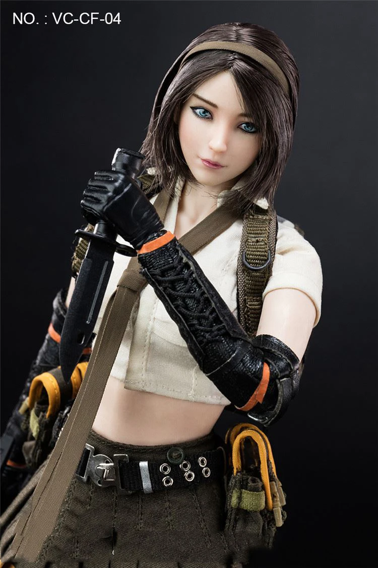 Коллекционная VC-CF-04 1/6 масштаб Cross Fire Double Agent ZERO Figure Коллекция Полный Набор Модель игрушка кукла для фанатов подарки