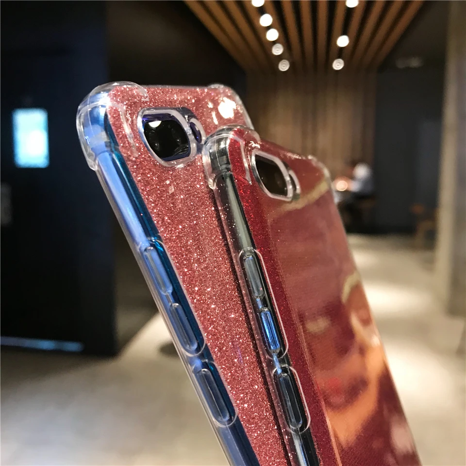 Блестящий Защитный силиконовый чехол из ТПУ для Huawei Honor 10 10i 9 Lite 8 8X 7C 8C 8A 7A Nova 4 3
