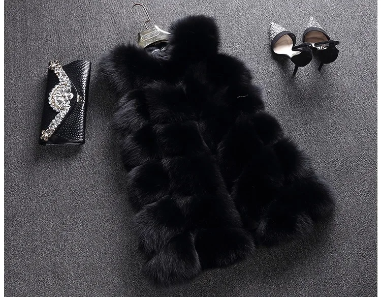LIYAFUR женский 100% настоящий полный кожаный роскошный модный жилет из лисьего
